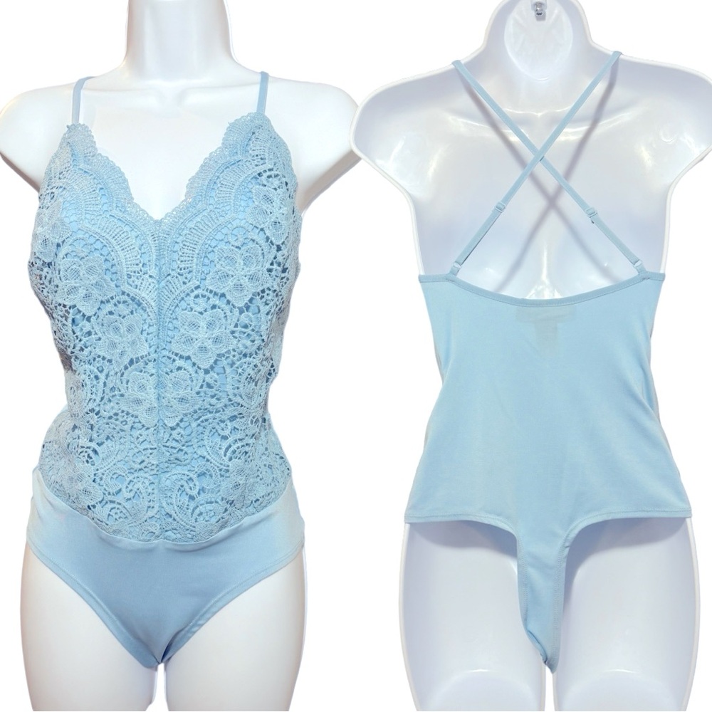 POLLY & ESTHER Lace Bodysuit